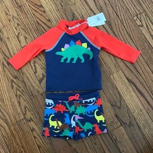NWT Baby Boden boys swimsuit 3-6m two pieces